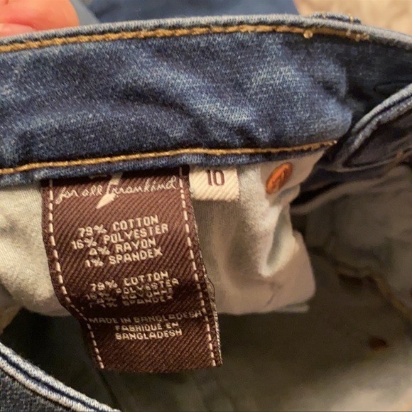 7 for all mankind the skinny girls size 10 jeans - Picture 4 of 6